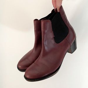 Ted Baker Maroon Booties
